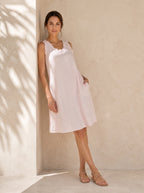Alicia Linen Swing Dress