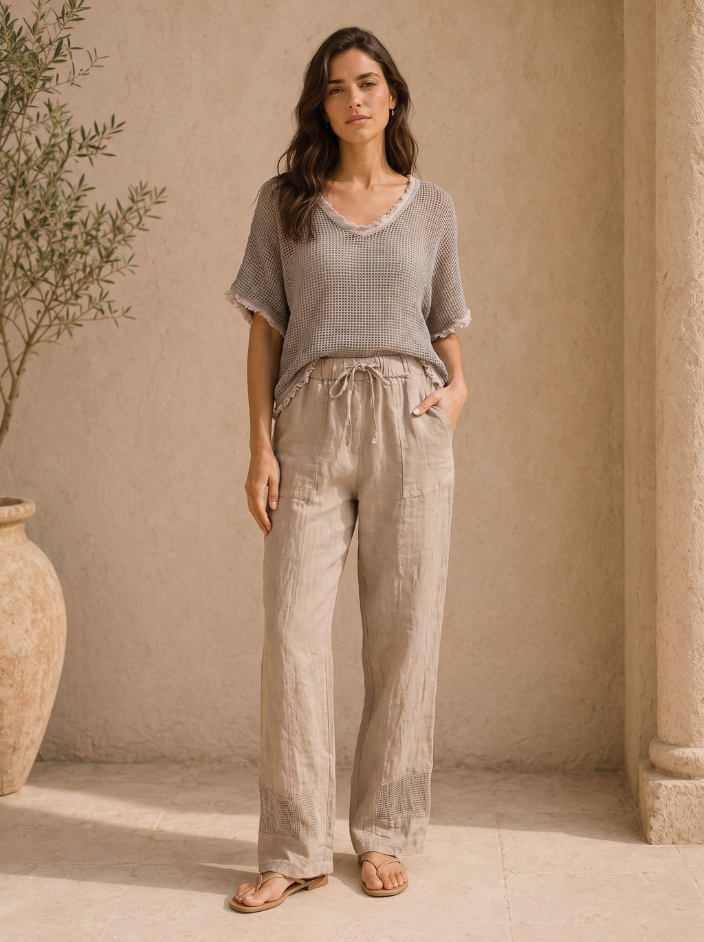 Arden Relaxed Linen Pant