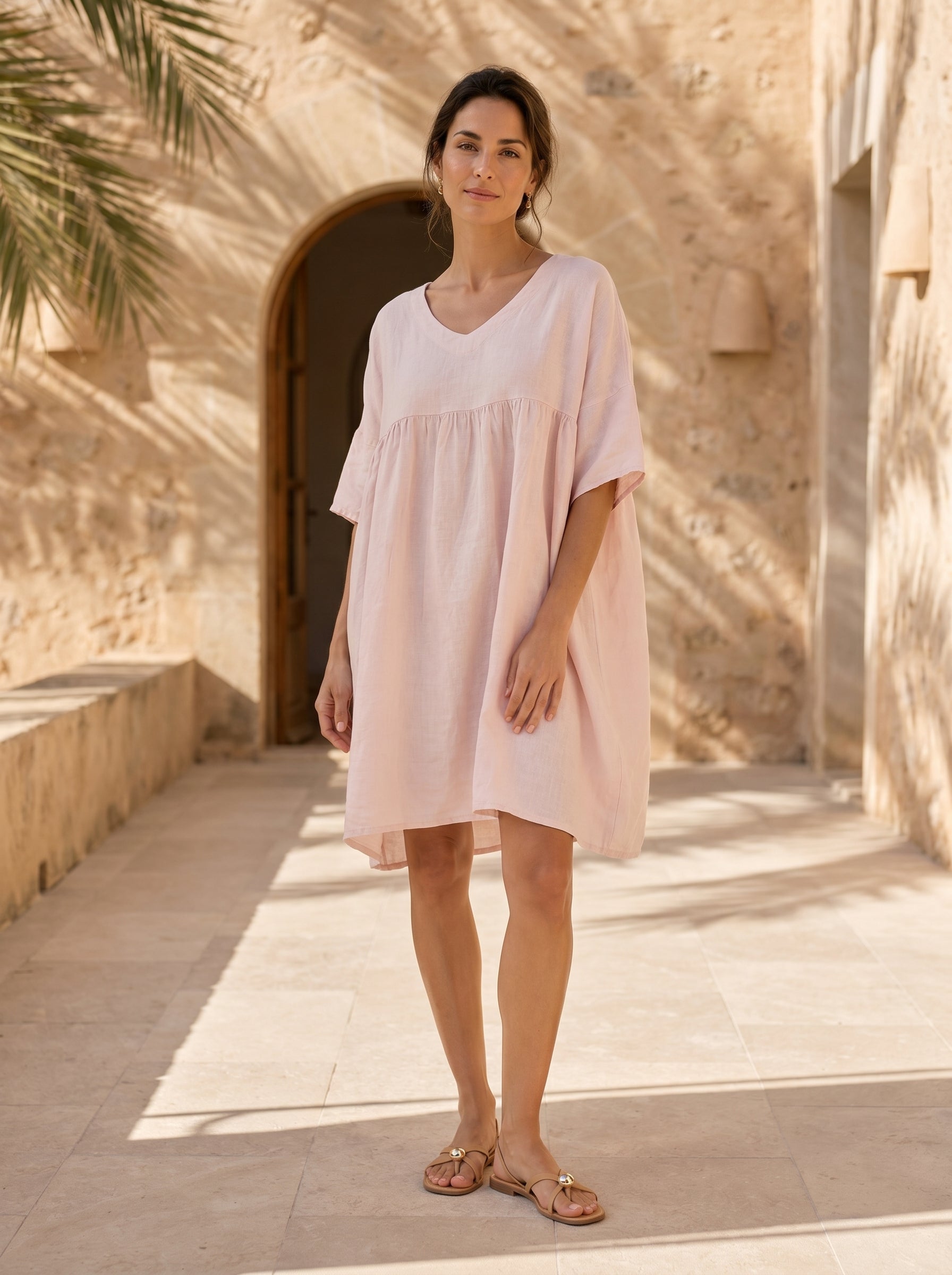 Cara Linen Dress