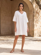 Cara Linen Dress