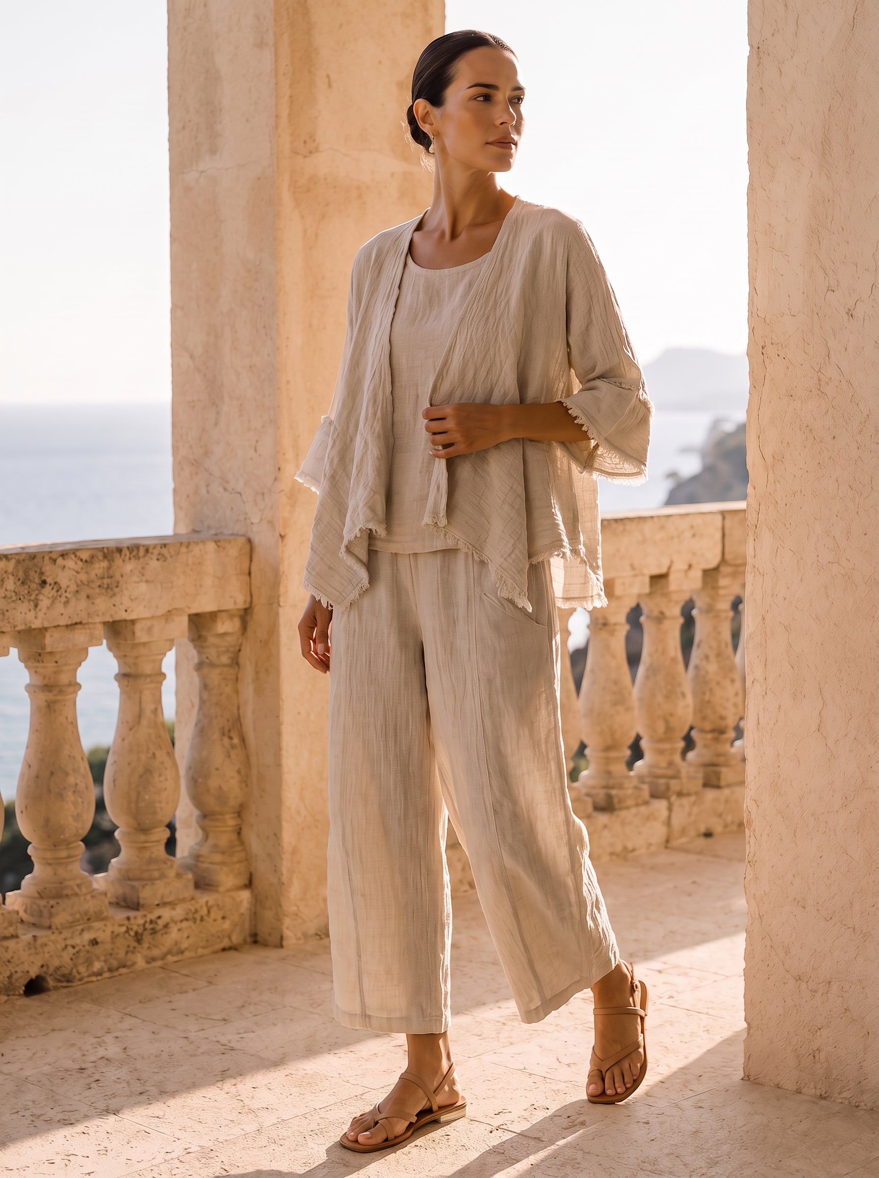 India Linen Jacket
