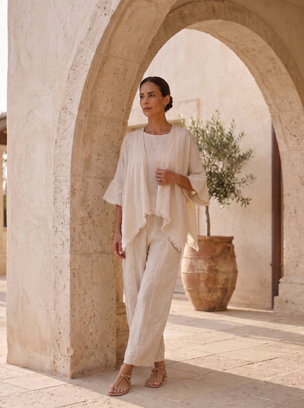 India Linen Jacket