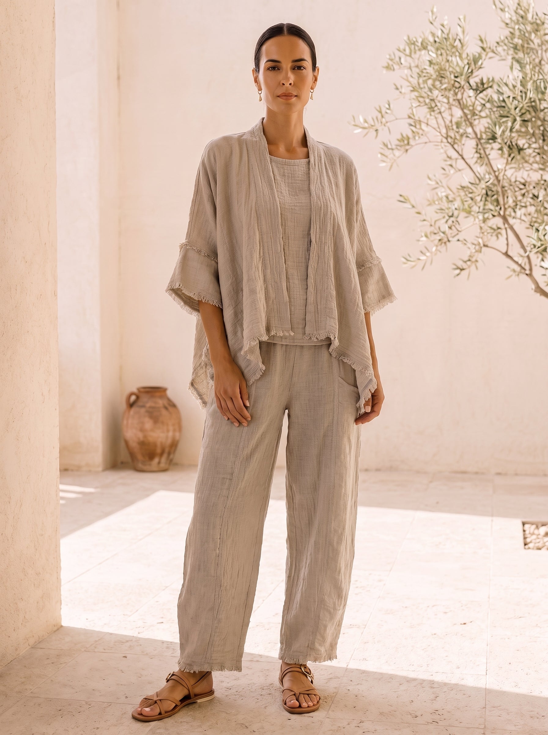 India Linen Jacket