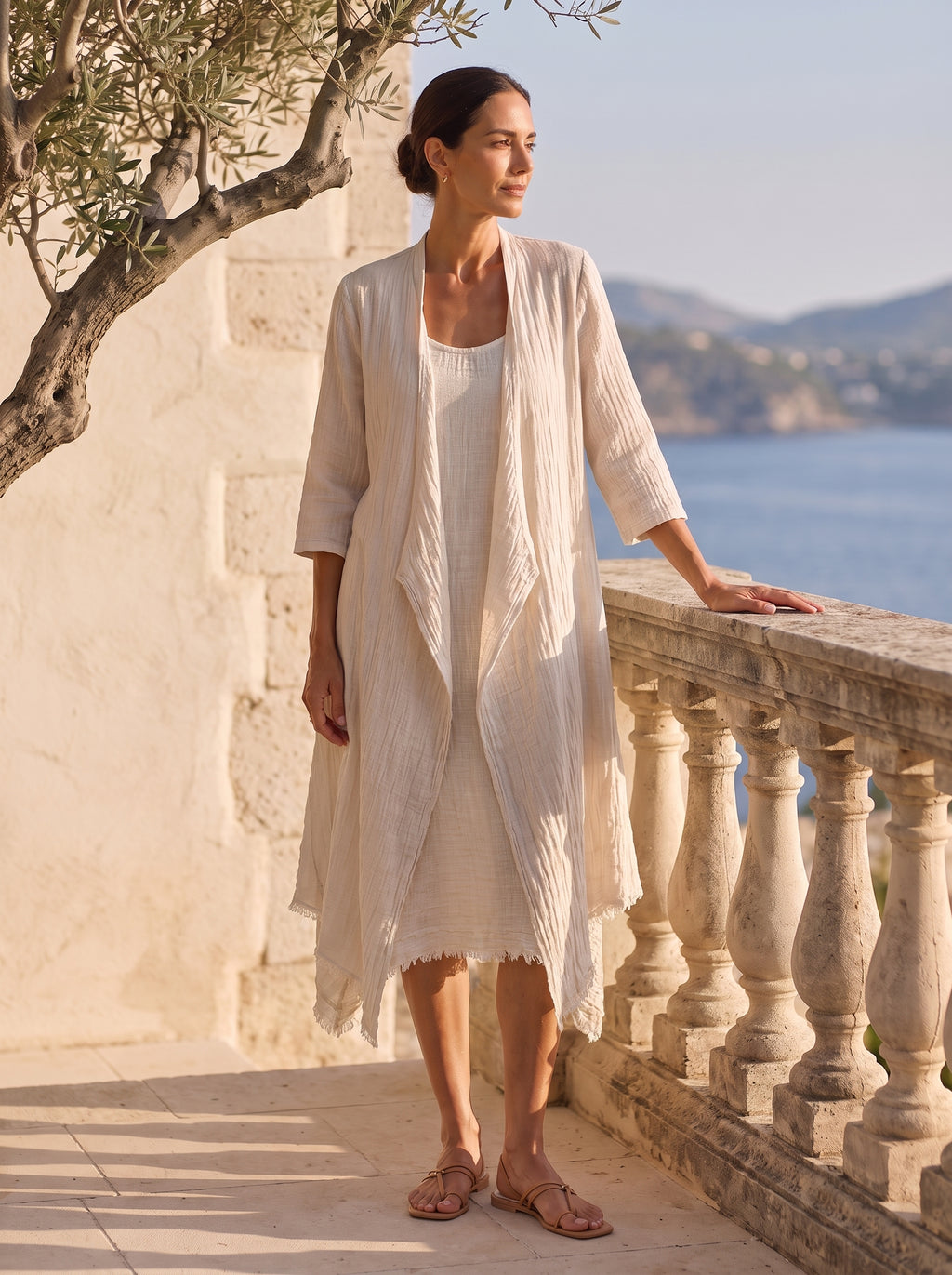Indigo Italian Linen Jacket