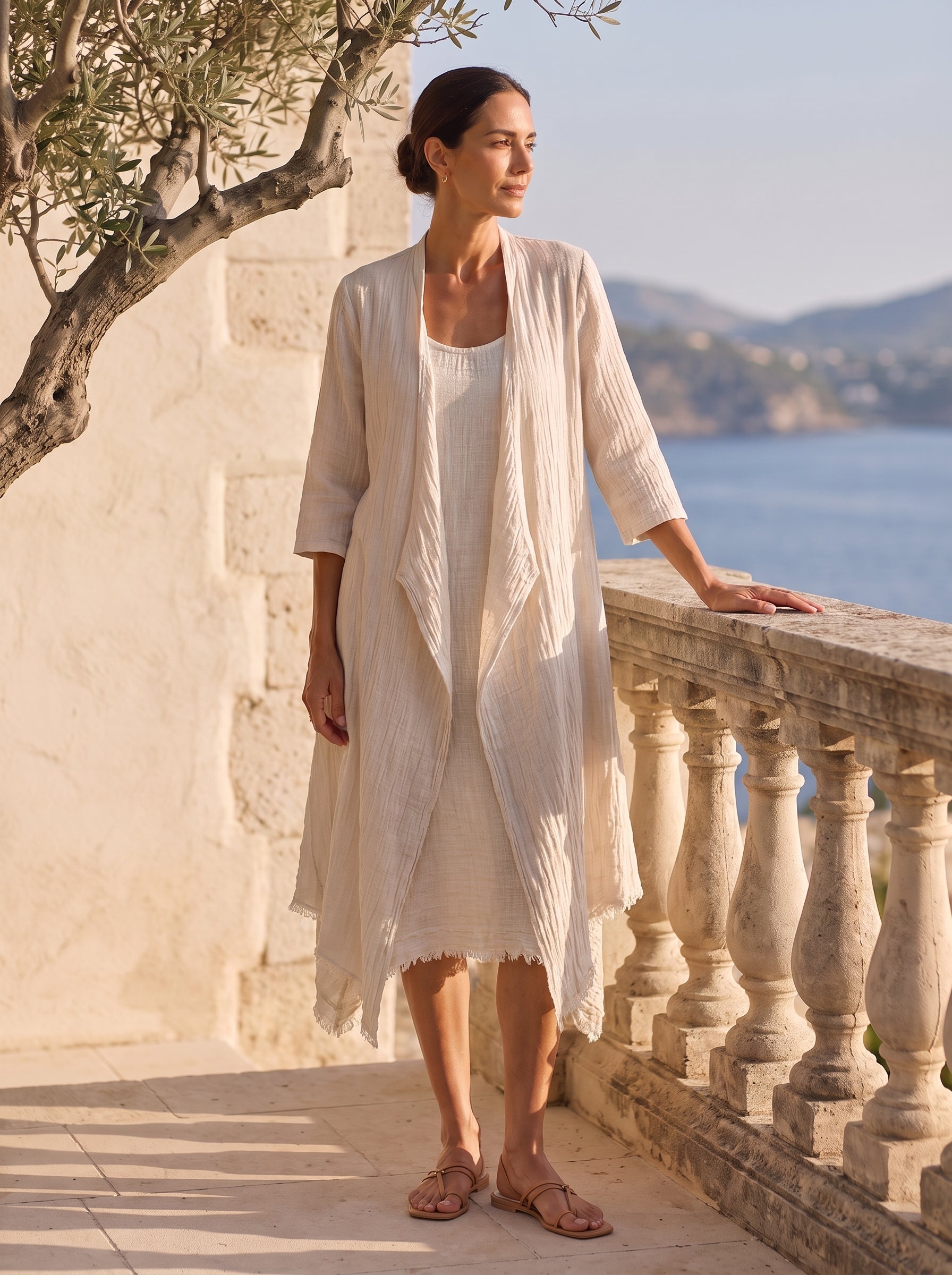 Indigo Italian Linen Jacket