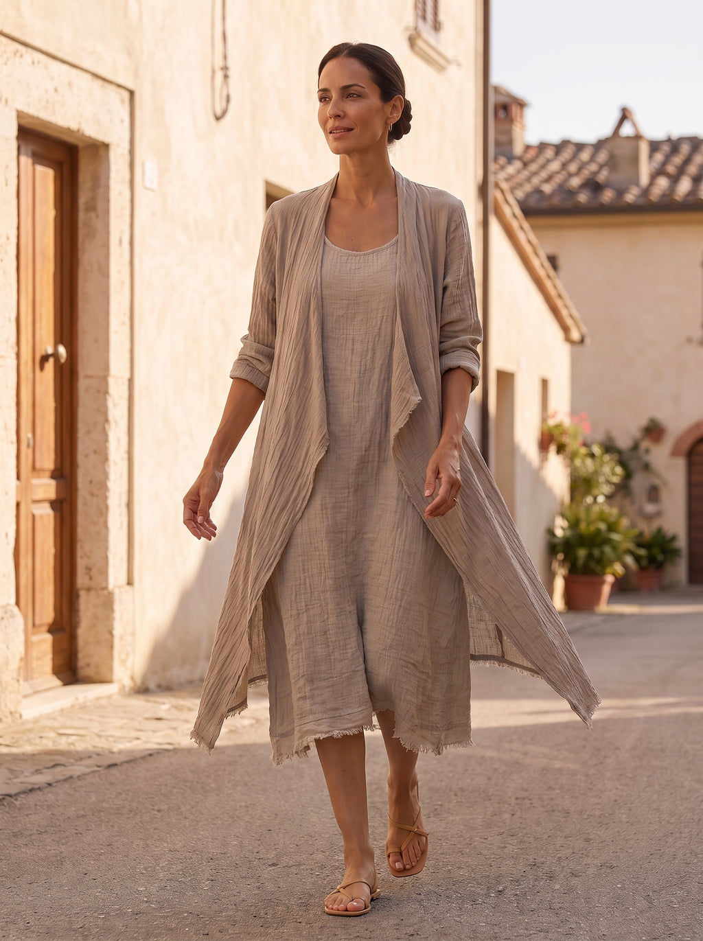 Indigo Italian Linen Jacket