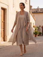 Indigo Italian Linen Jacket