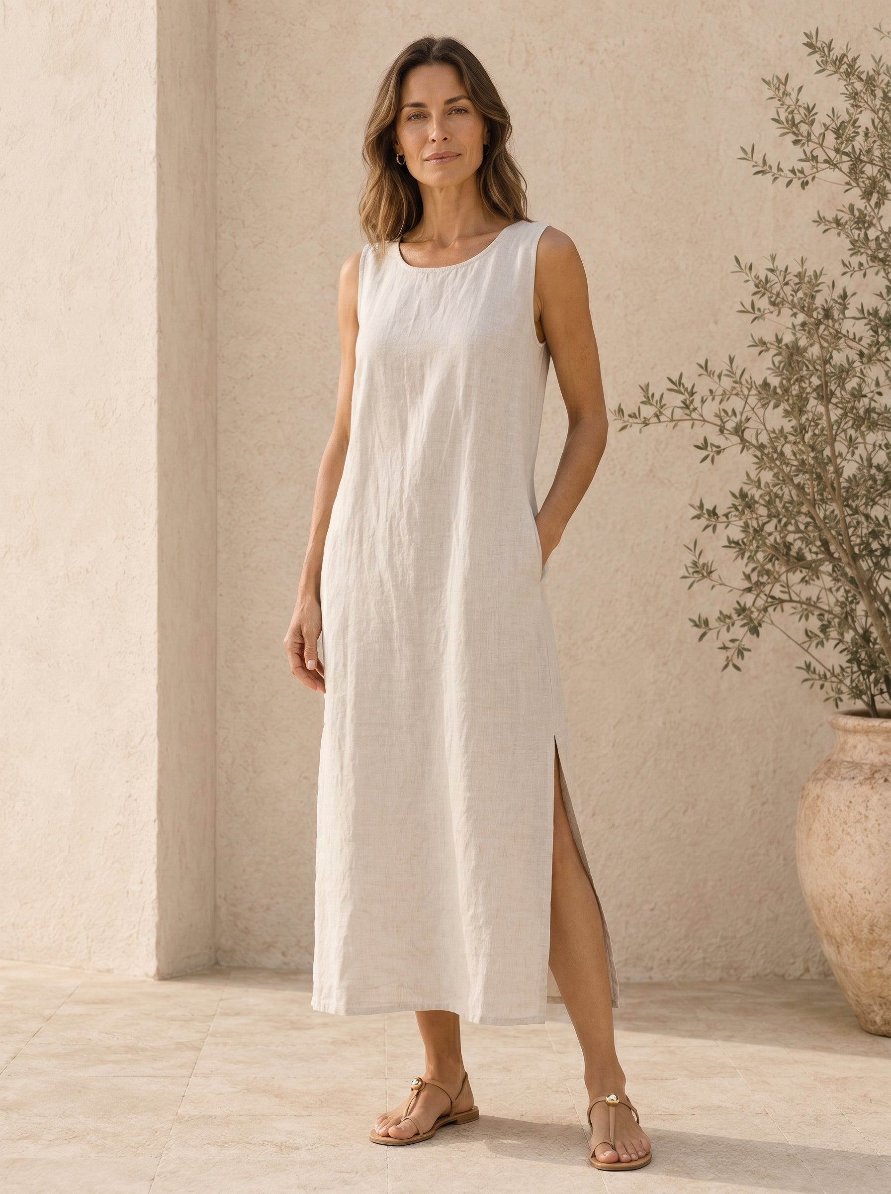 Jaxie Linen Dress