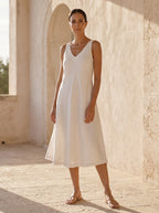 Lucia Italian Linen Dress