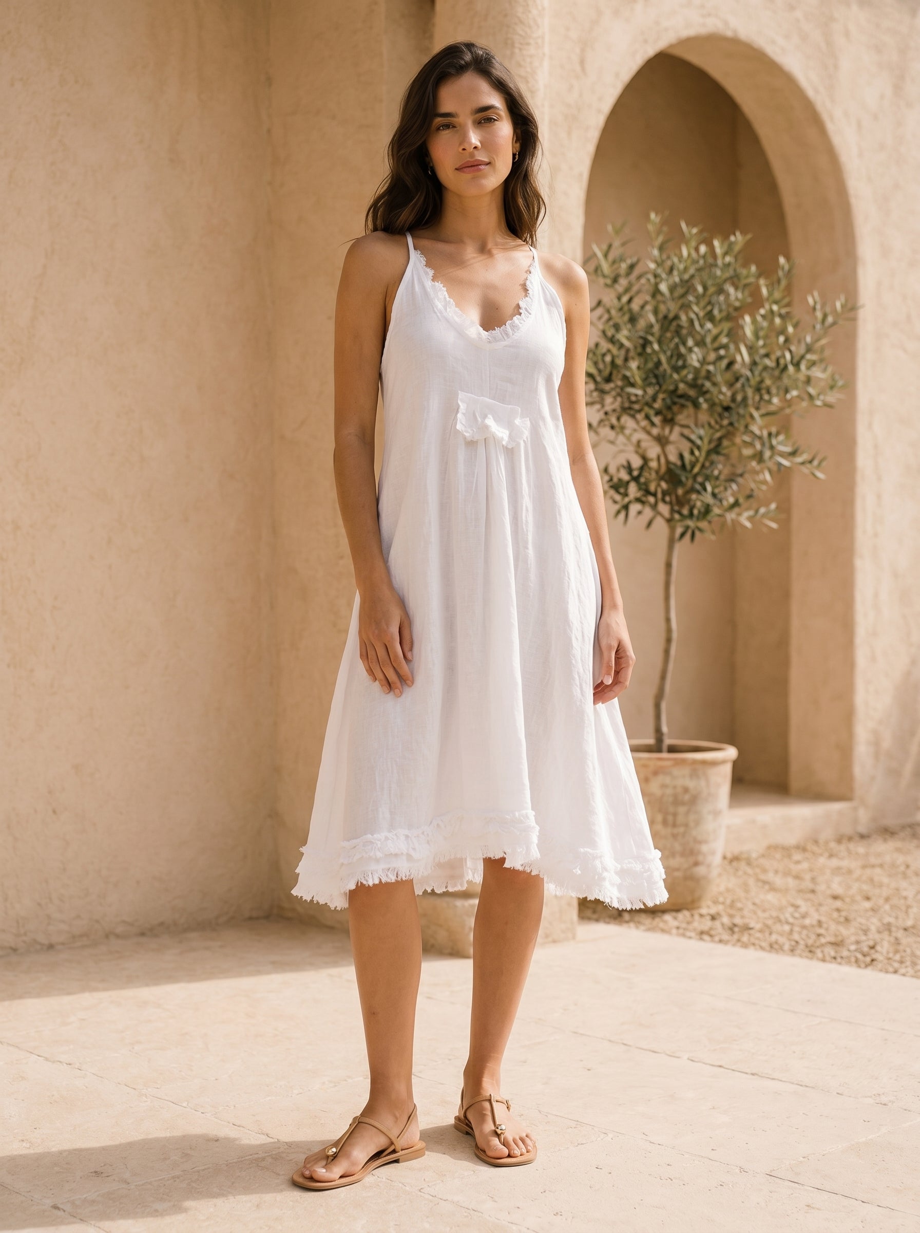 Tilly Italian Linen Dress
